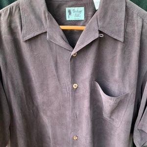 Men's Vintage Silk subdued floral shirt